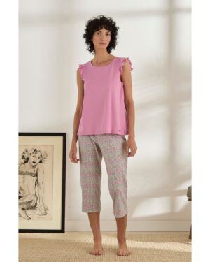 Pijama Microfloral De Promise