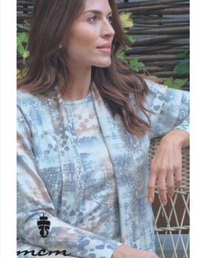 Conjunto twin set con estampado de MCM