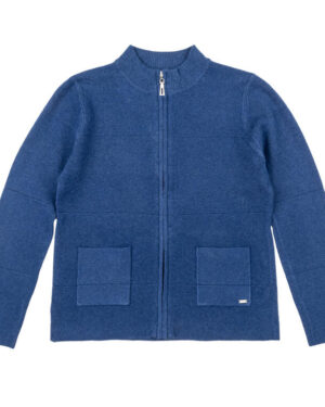 Chaqueta larga con cierre frontal de MCM