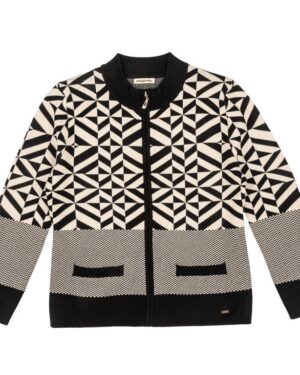 Chaqueta con estampado geométrico de MCM