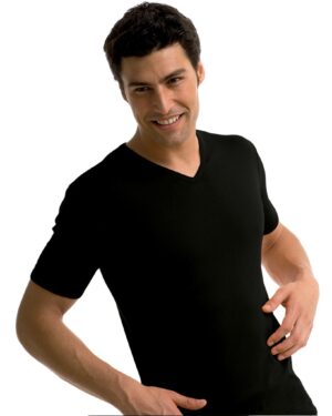 Camiseta cuello pico manga corta termal hombre Map